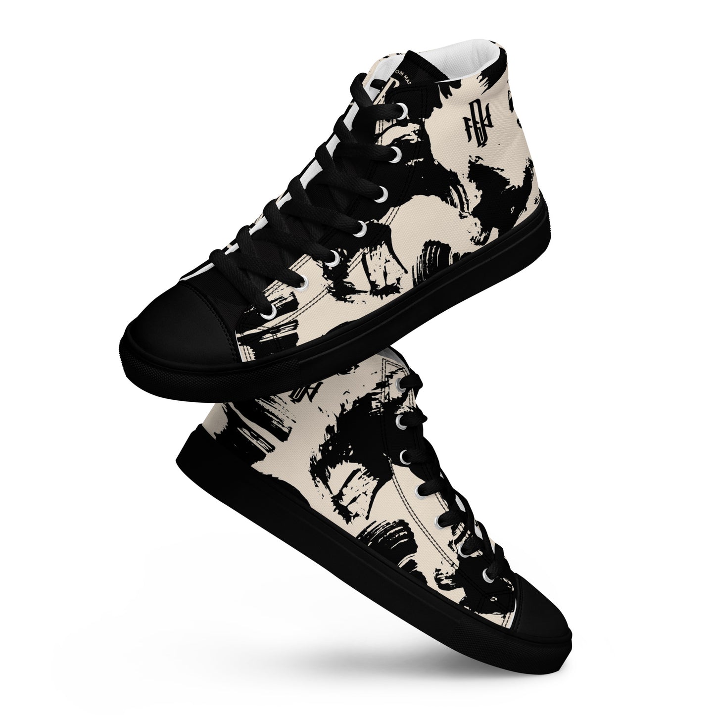 LIVE MUSIC / DNY - Men’s High Top Canvas Shoes