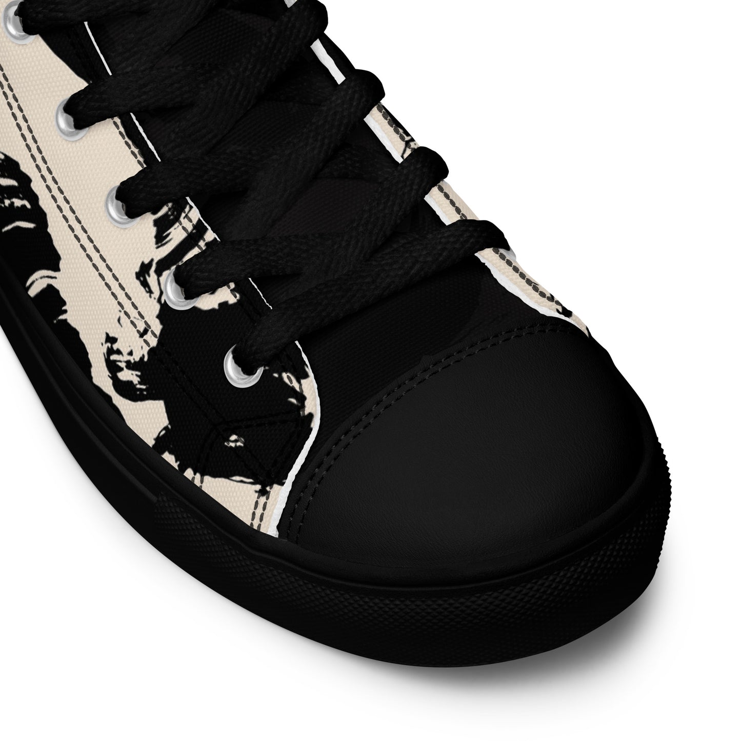 LIVE MUSIC / DNY - Men’s High Top Canvas Shoes
