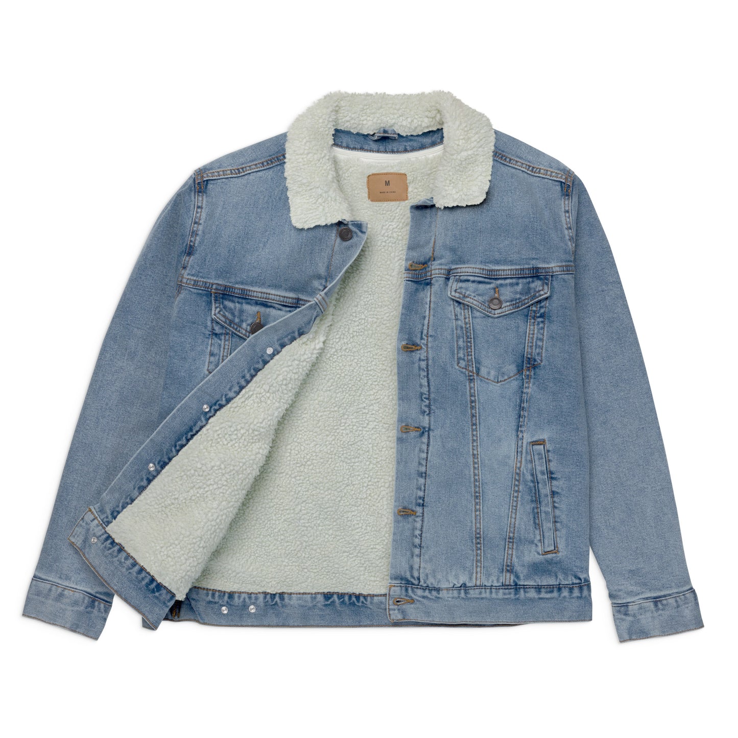 DNY - Unisex Denim Sherpa Jacket