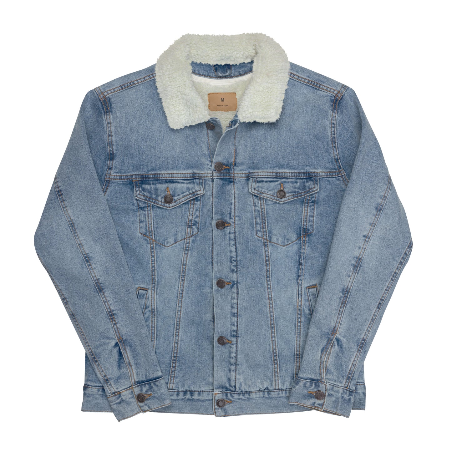 DNY - Unisex Denim Sherpa Jacket
