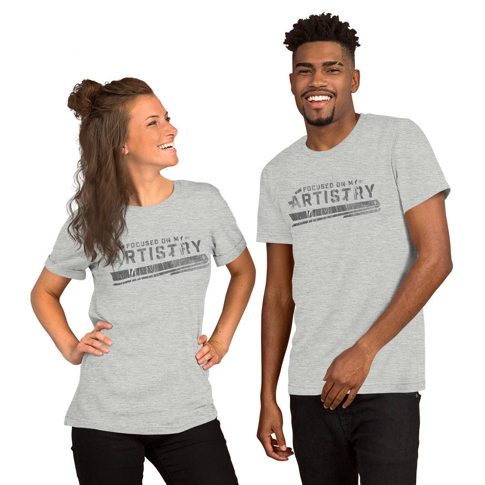 FOCUSED ON MY ARTISTRY (HEATHER T-SHIRT)