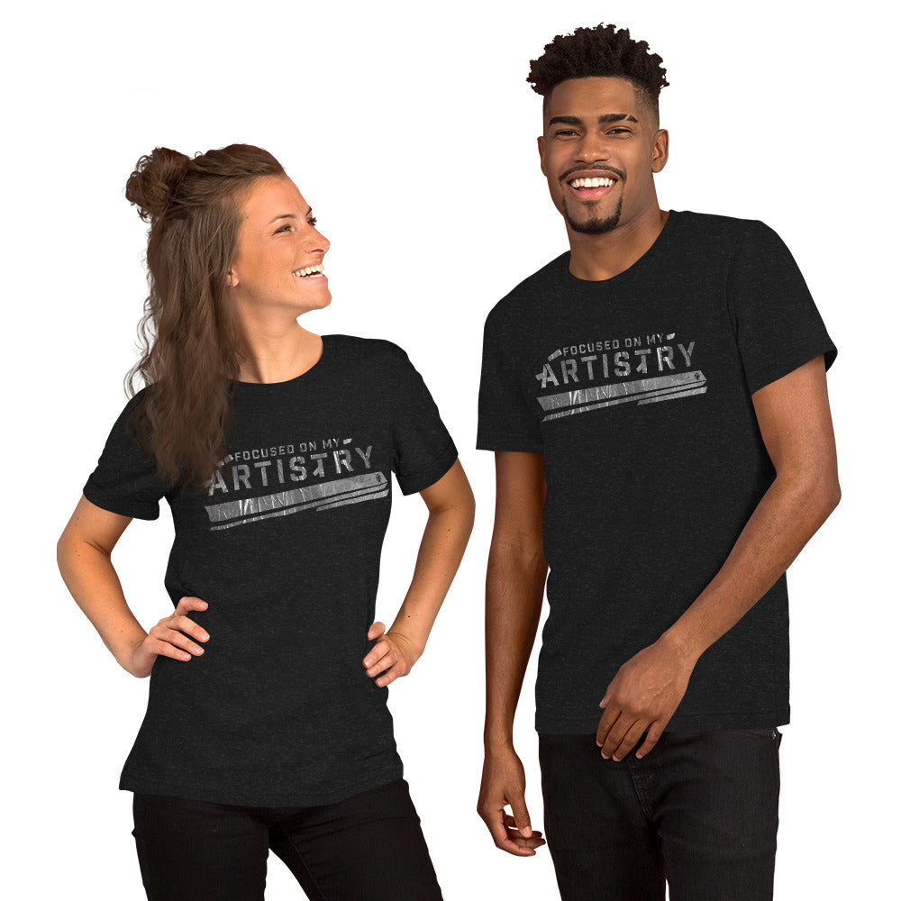 FOCUSED ON MY ARTISTRY (HEATHER T-SHIRT)