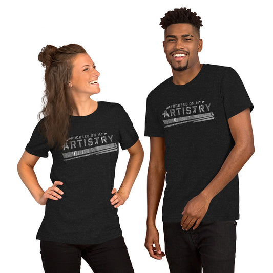 FOCUSED ON MY ARTISTRY (HEATHER T-SHIRT)