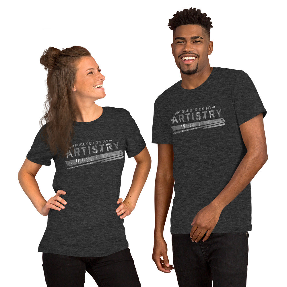 FOCUSED ON MY ARTISTRY (HEATHER T-SHIRT)