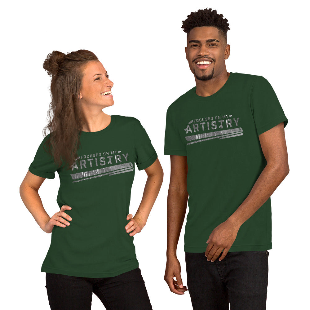FOCUSED ON MY ARTISTRY (HEATHER T-SHIRT)