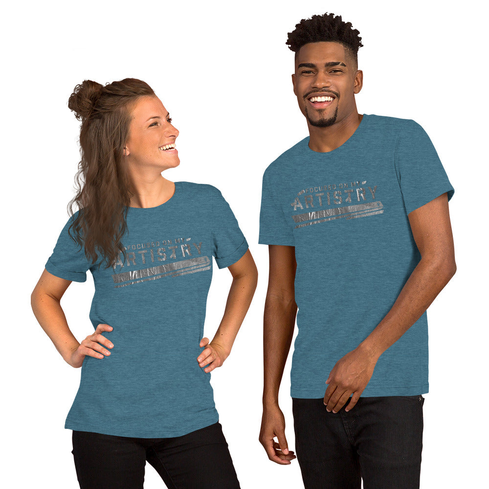 FOCUSED ON MY ARTISTRY (HEATHER T-SHIRT)