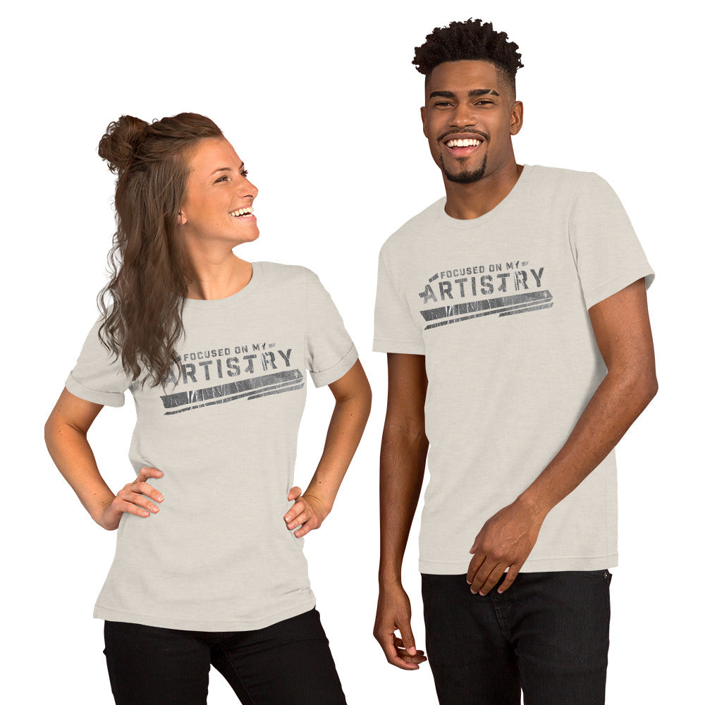 FOCUSED ON MY ARTISTRY (HEATHER T-SHIRT)