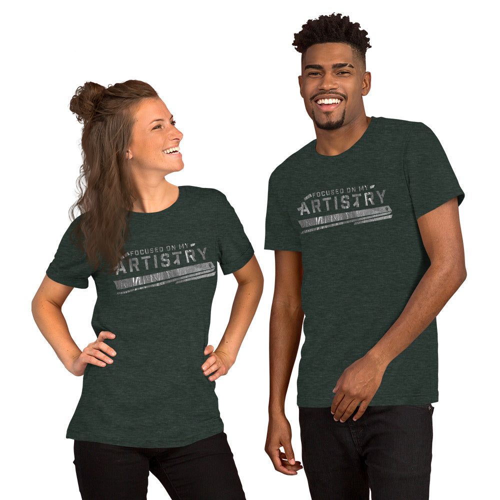 FOCUSED ON MY ARTISTRY (HEATHER T-SHIRT)