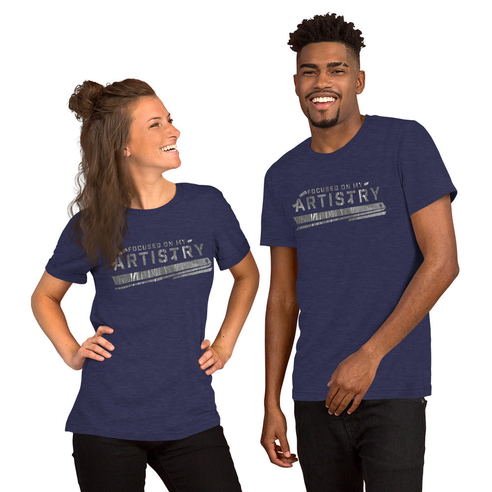 FOCUSED ON MY ARTISTRY (HEATHER T-SHIRT)