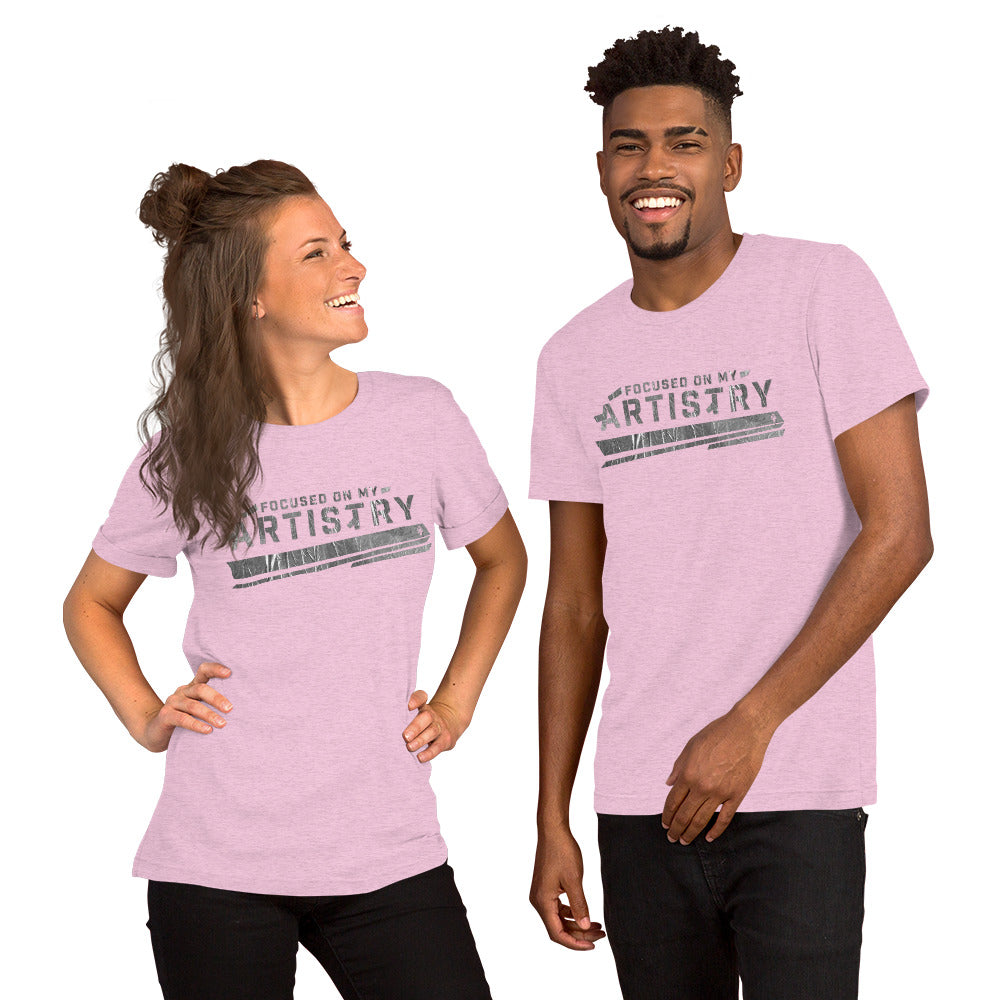 FOCUSED ON MY ARTISTRY (HEATHER T-SHIRT)