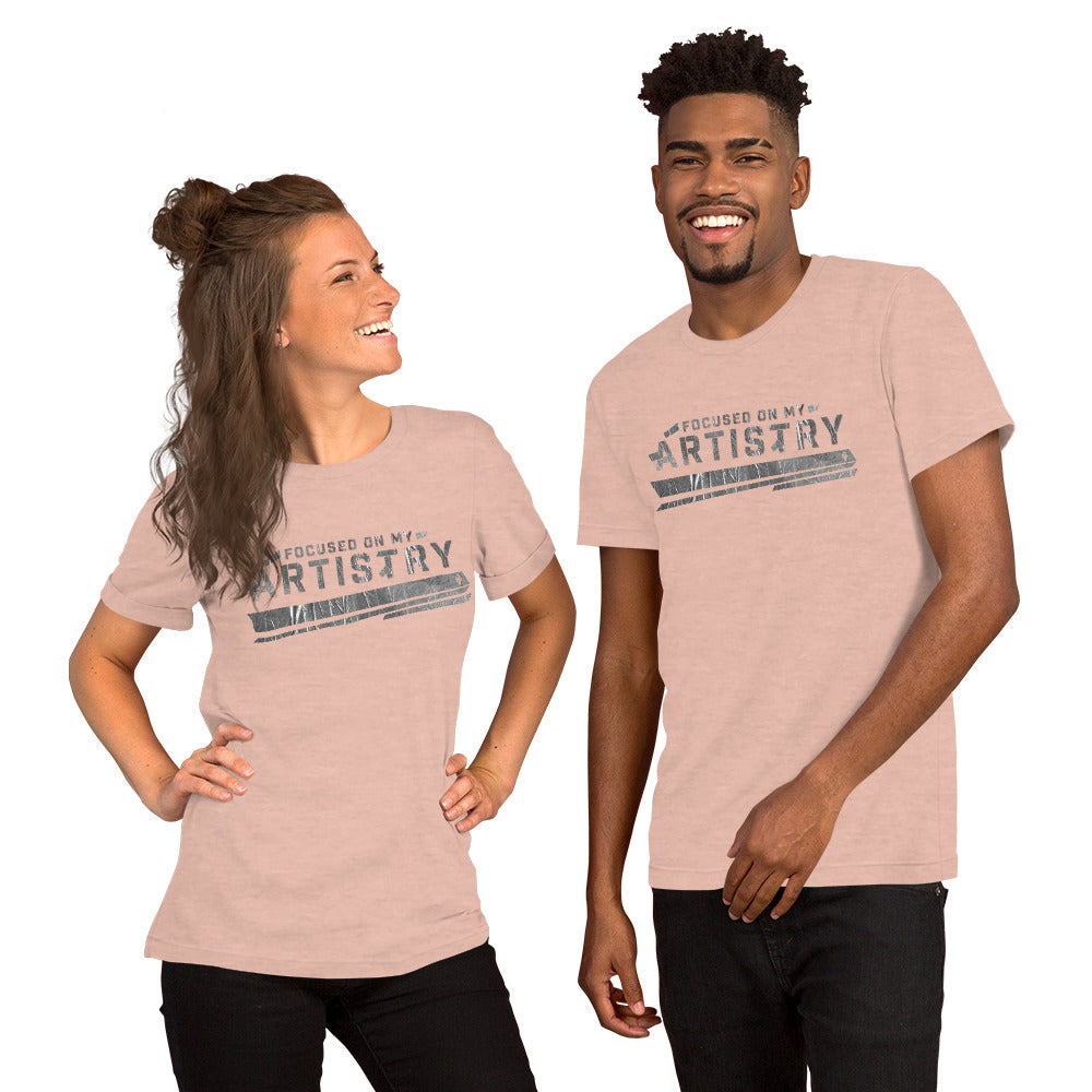 FOCUSED ON MY ARTISTRY (HEATHER T-SHIRT)