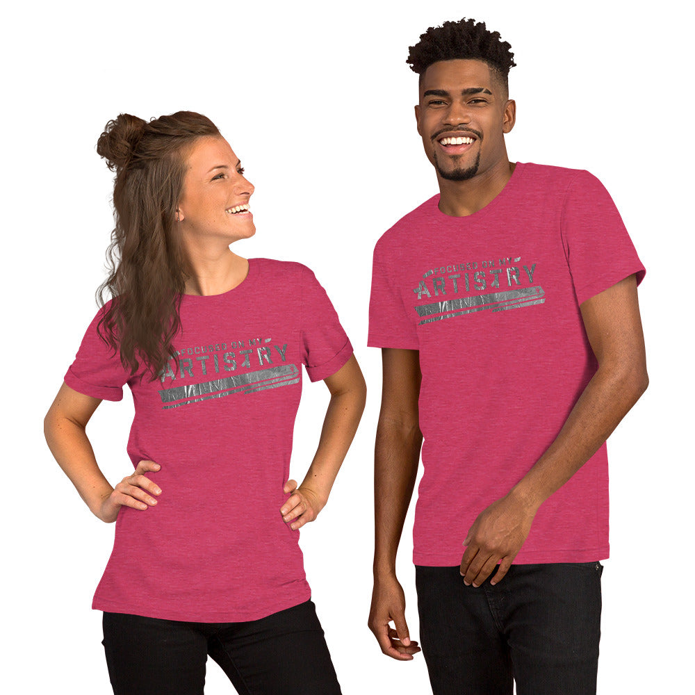 FOCUSED ON MY ARTISTRY (HEATHER T-SHIRT)